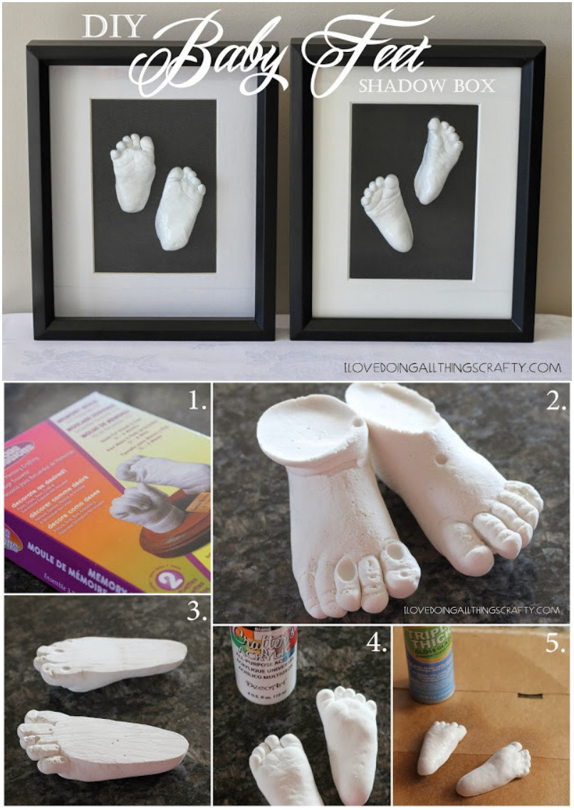 Best ideas about DIY Baby Box
. Save or Pin 9 Cute DIY Footprint Keepsake Ideas and Tutorial Page 2 Now.