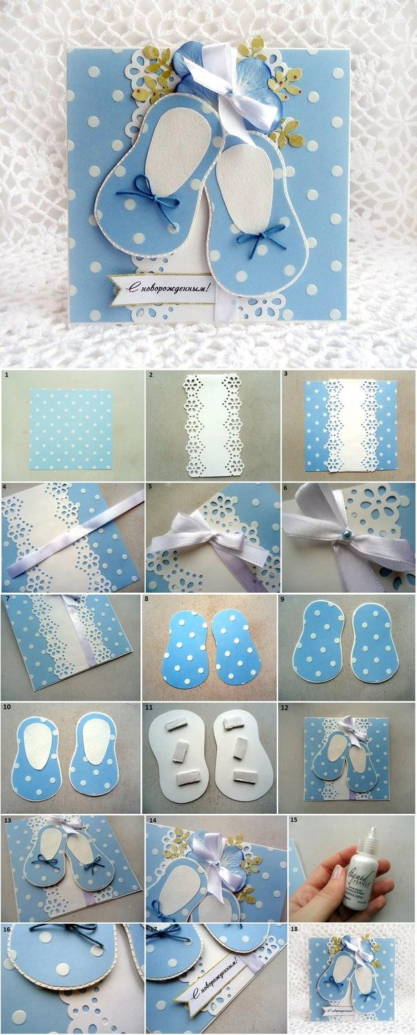 Best ideas about DIY Baby Card
. Save or Pin DIY Baby Card DIY Projects Now.