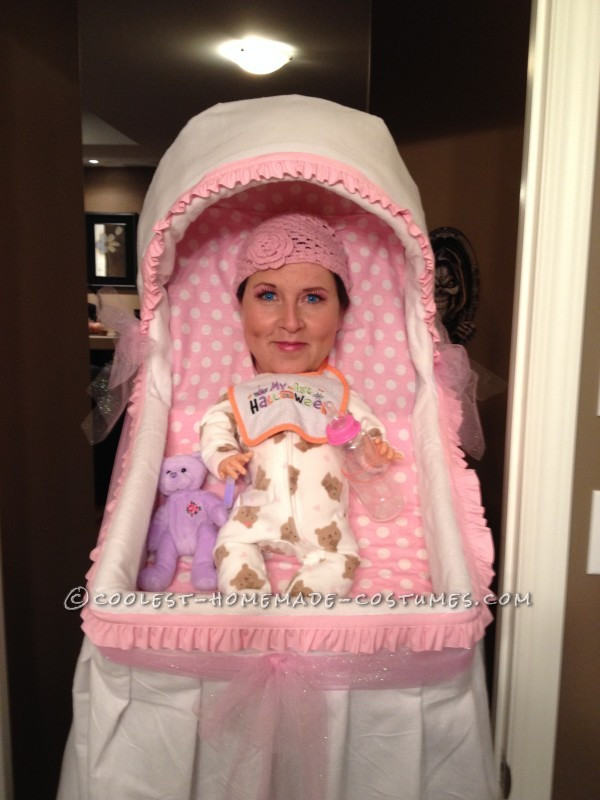 Best ideas about DIY Baby Costumes For Adults
. Save or Pin Best Homemade Baby Bassinet Illusion Costume Now.