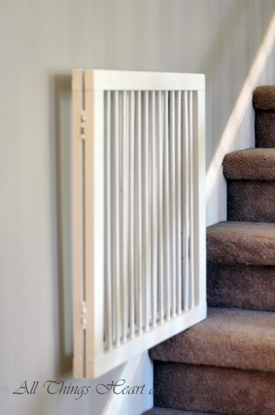 Best ideas about DIY Baby Gate For Stairs
. Save or Pin DIY Baby Gate for Stairs All Things Heart and Home Now.