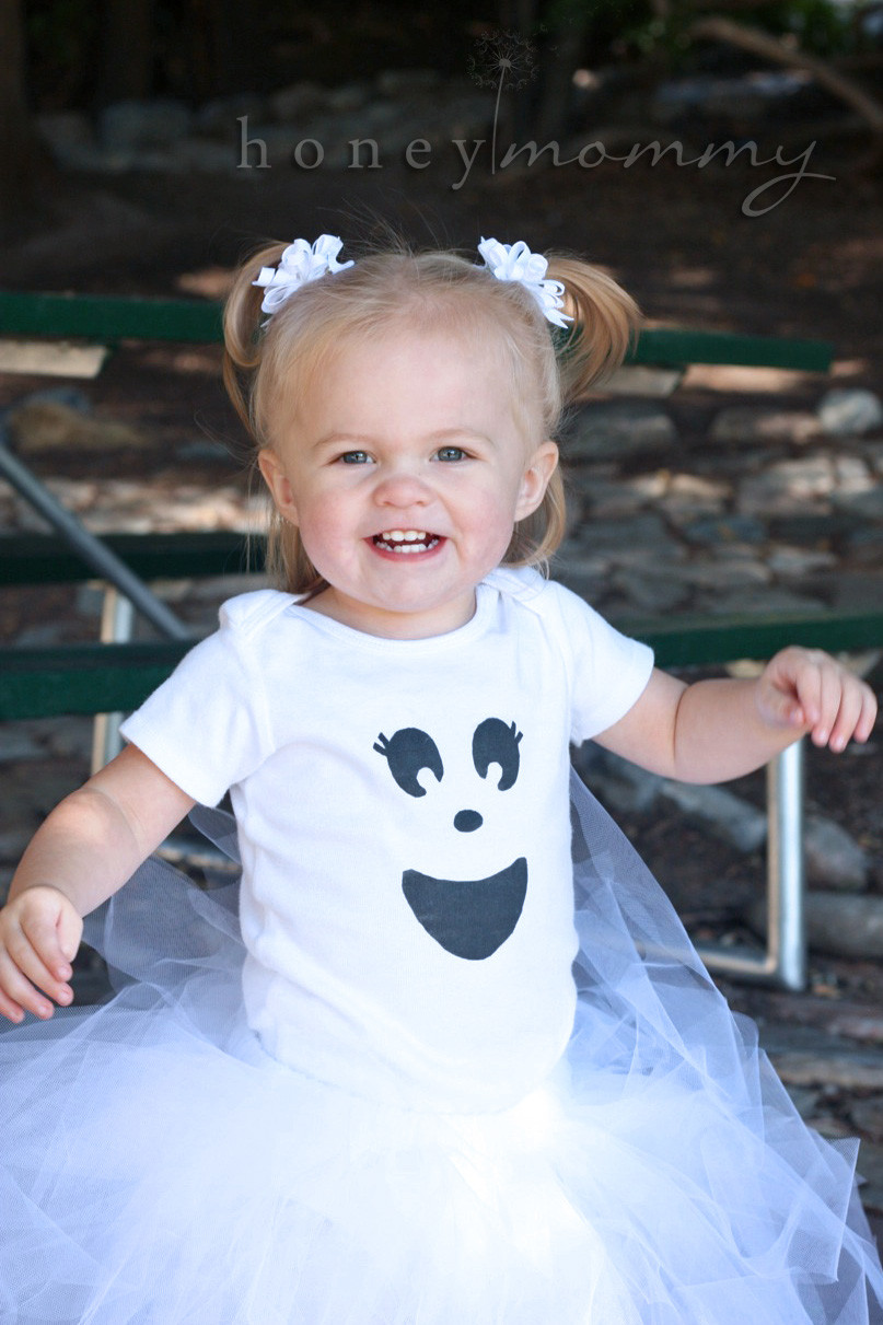 Best ideas about DIY Baby Girl Halloween Costumes
. Save or Pin Honey Mommy DIY Easy Ghost Costumes Now.