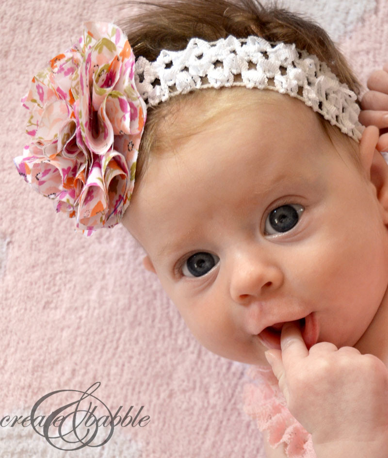 Best ideas about DIY Baby Girl Headbands
. Save or Pin Fabric Flower Baby Headbands Create and Babble Now.