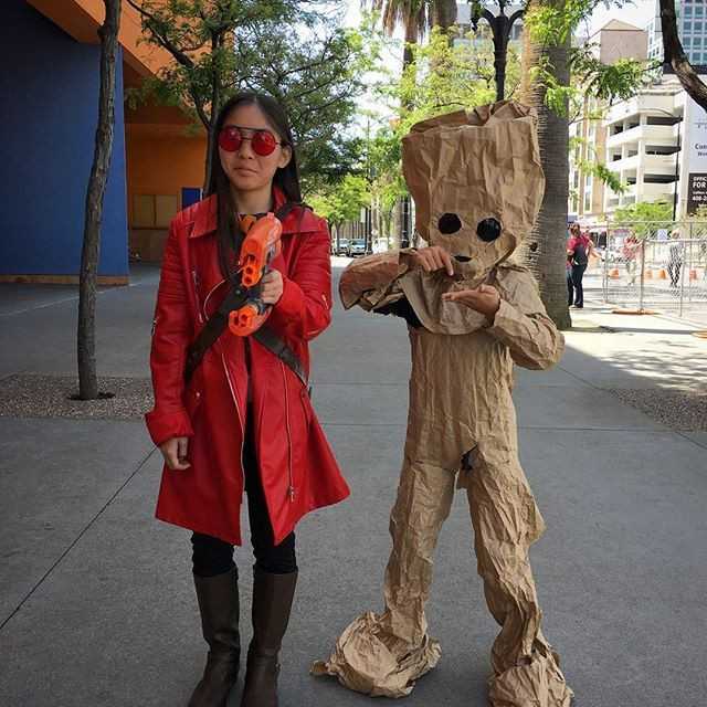 Best ideas about DIY Baby Groot Costume
. Save or Pin SVCC Day 3 Paper Bag Baby Groot was a smash hit At one Now.