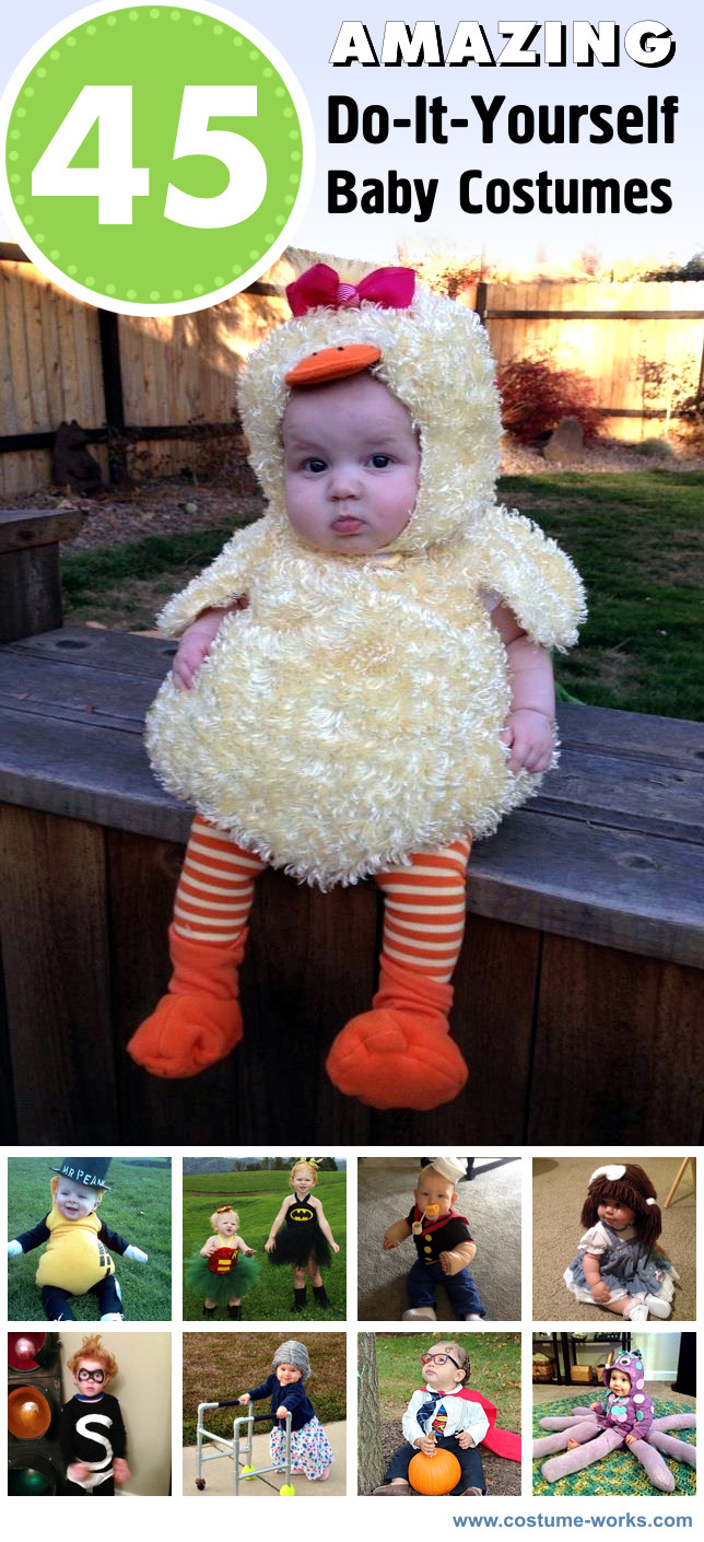 Best ideas about DIY Baby Halloween Costumes
. Save or Pin 45 Amazing DIY Baby Halloween Costumes Now.