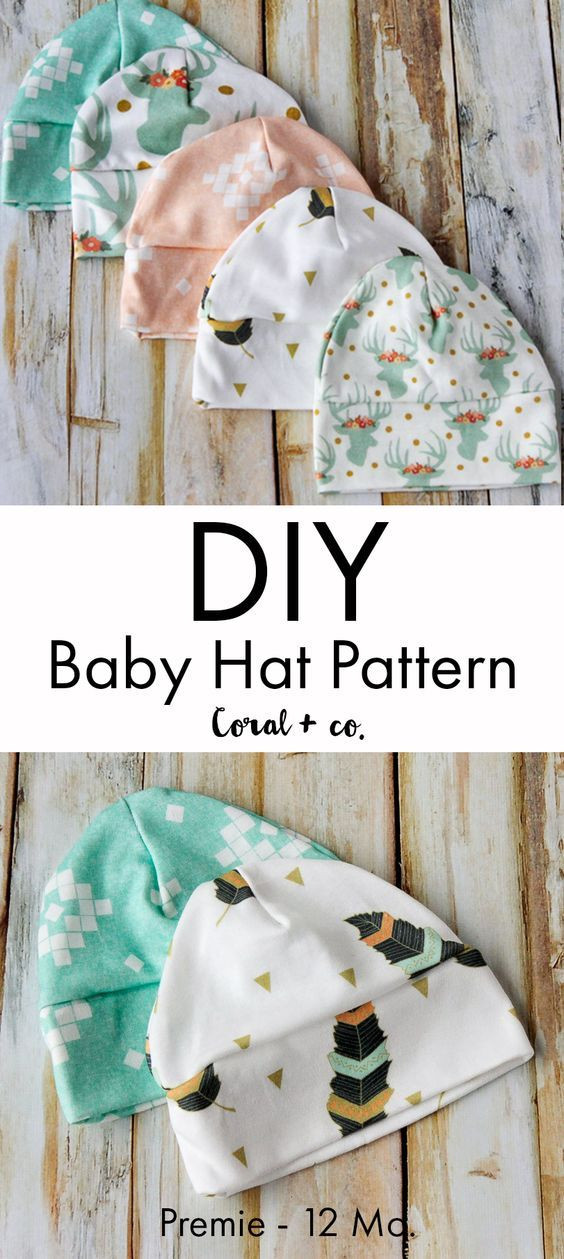 Best ideas about DIY Baby Hat
. Save or Pin DIY Baby Hat Sewing Pattern and Tutorial in sizes Preemie Now.