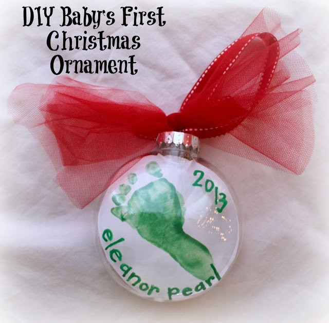 Best ideas about DIY Baby Ornaments
. Save or Pin DIY Baby s First Christmas Footprint Ornament For Under Now.