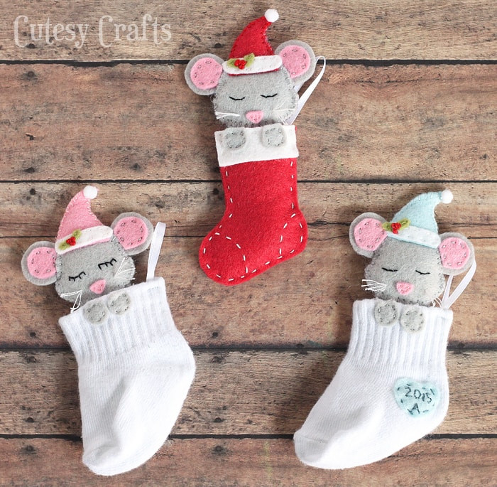 Best ideas about DIY Baby Ornaments
. Save or Pin Baby Sock DIY Christmas Ornaments Cutesy Crafts Now.