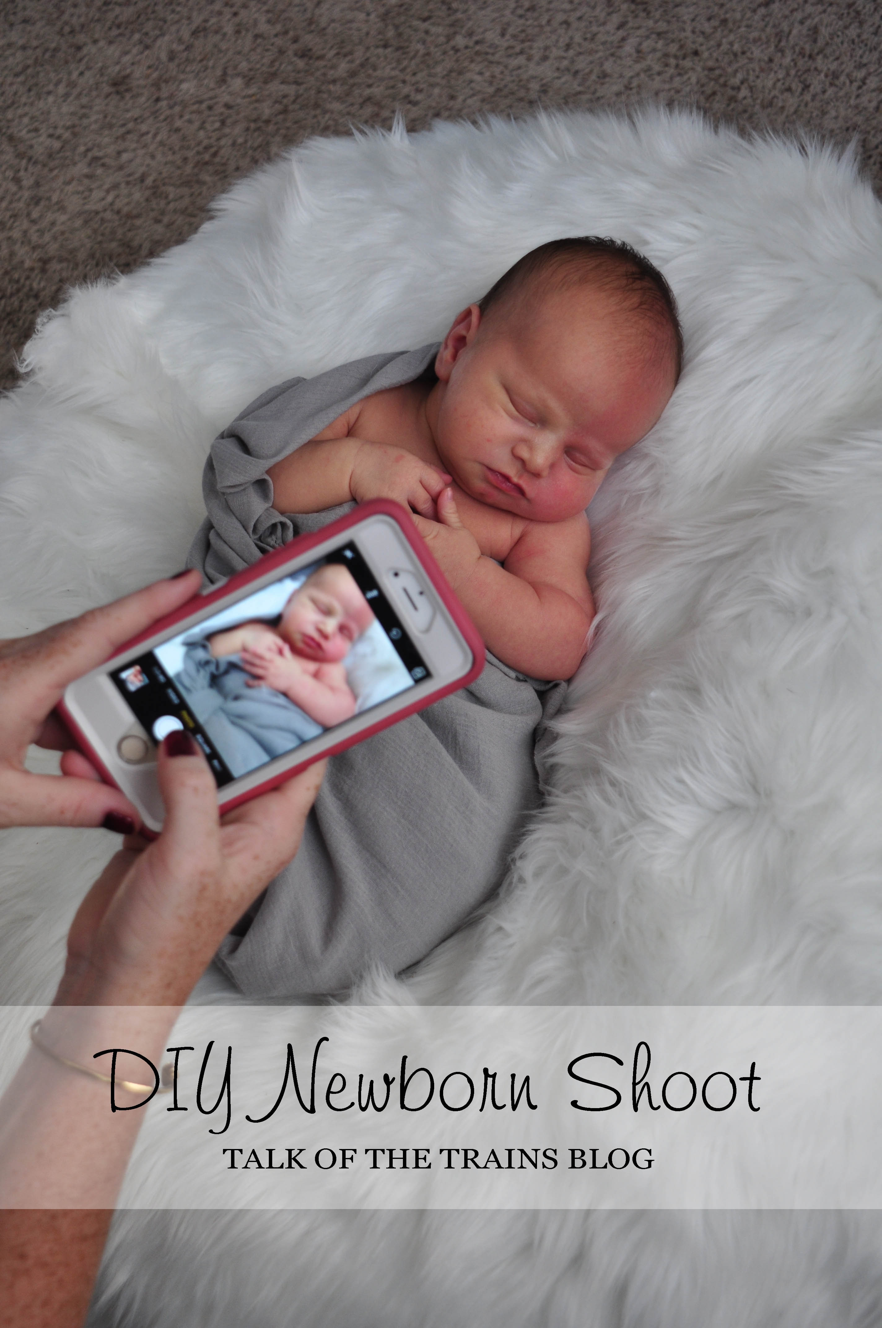 Best ideas about DIY Baby Photo Shoot
. Save or Pin DIY Newborn shoot Talk of the Trains Now.