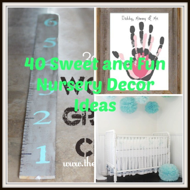 Best ideas about DIY Baby Room Decoration
. Save or Pin 40 Sweet and Fun DIY Nursery Decor Design Ideas Now.