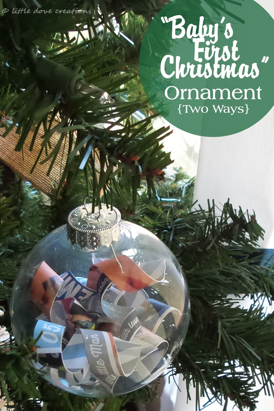 Best ideas about DIY Baby'S First Christmas Ornament
. Save or Pin diy “baby’s first Christmas” ornaments Now.