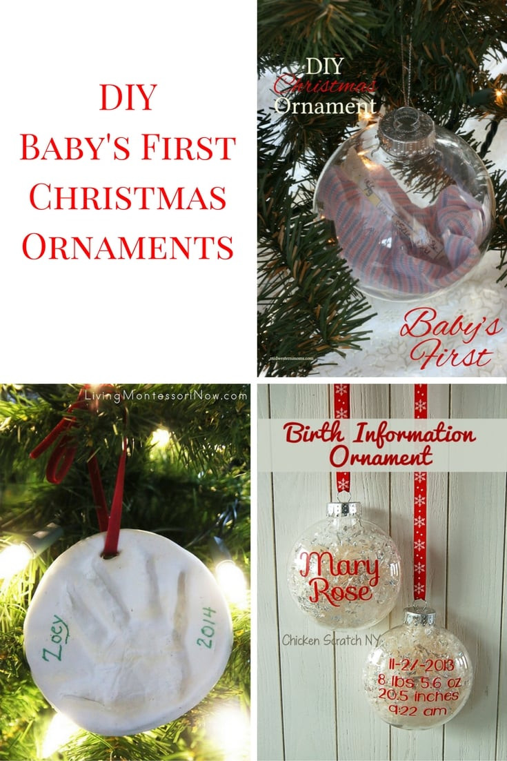 Best ideas about DIY Baby'S First Christmas Ornament
. Save or Pin 9 DIY Baby’s First Christmas Ornaments Now.