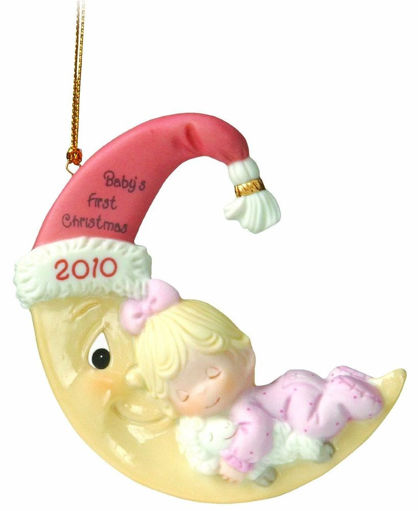 Best ideas about DIY Baby'S First Christmas Ornament
. Save or Pin Precious Moments Baby s First Christmas Ornament Girl Now.