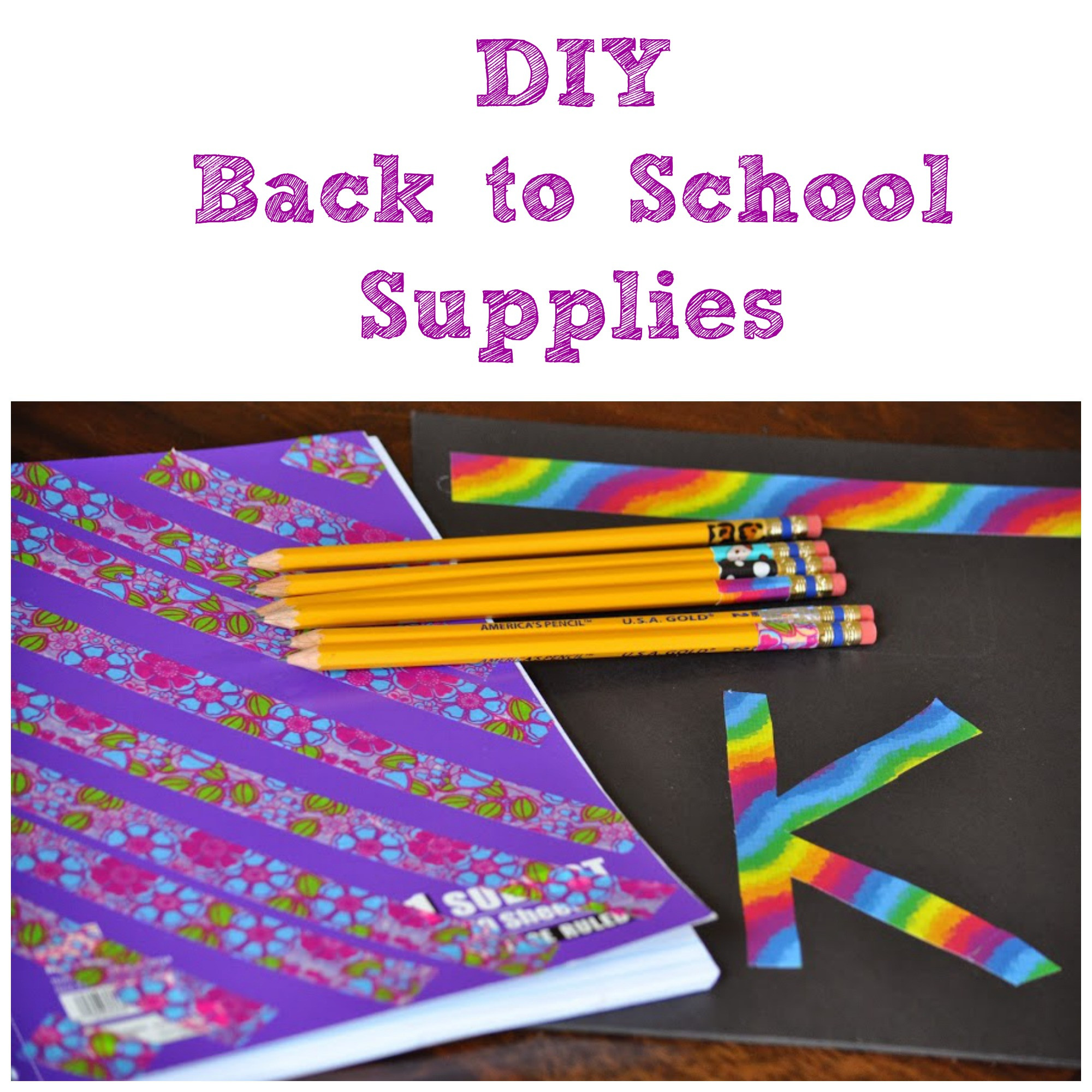 Best ideas about DIY Back To School Supplies
. Save or Pin DIY Back to School Supplies Now.