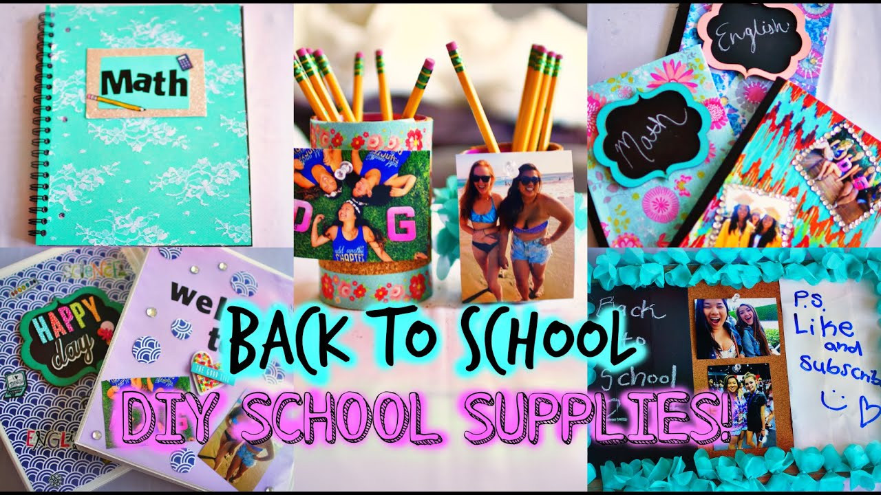 Best ideas about DIY Back To School Supplies
. Save or Pin DIY SCHOOL SUPPLIES ROOM DECOR Now.