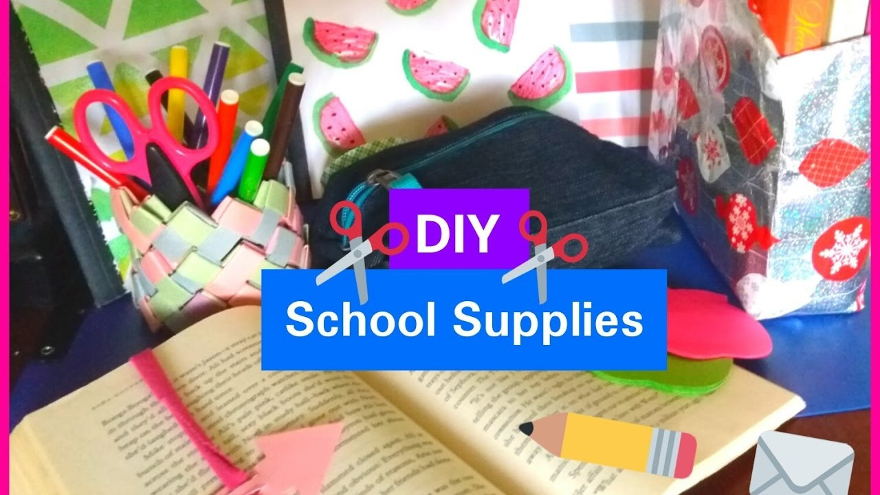 Best ideas about DIY Back To School Supplies
. Save or Pin DIY School Supplies For Back To School Now.