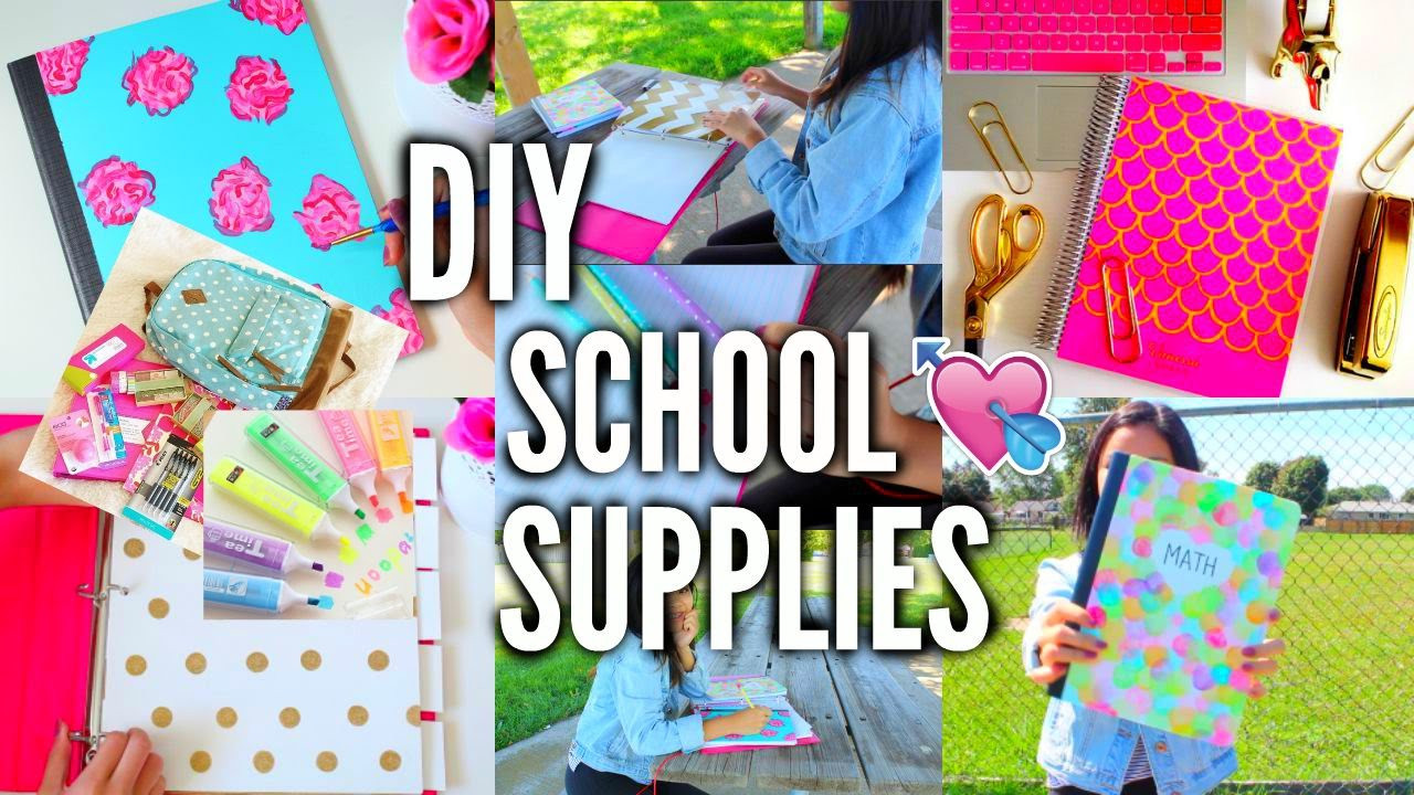 Best ideas about DIY Back To School Supplies
. Save or Pin DIY School Supplies for Back to School Now.