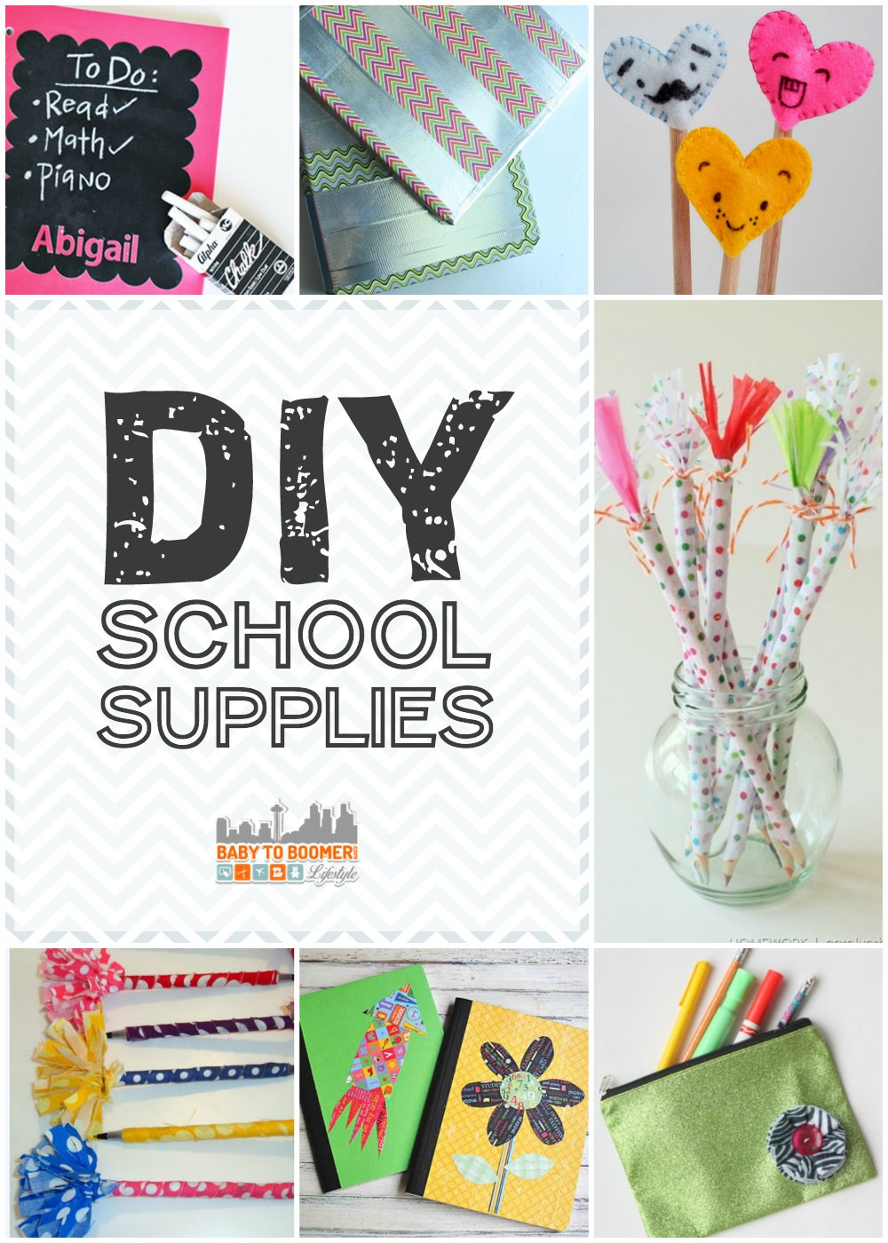 Best ideas about DIY Back To School Supplies
. Save or Pin DIY School Supplies Create Reuse & Personalize for BTS Now.