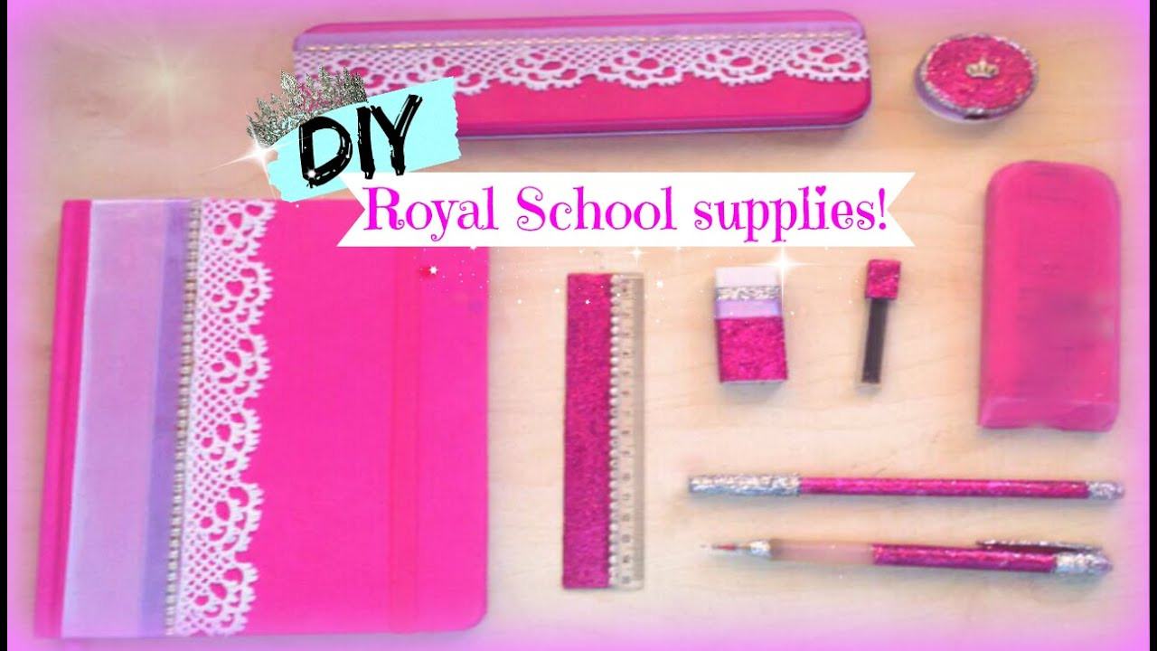 Best ideas about DIY Back To School Supplies
. Save or Pin DIY Royal supplies for school Back to school Now.