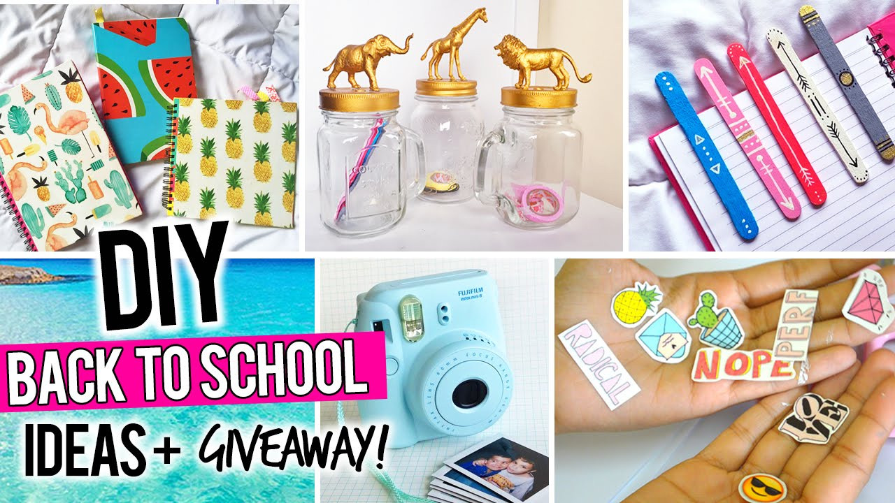 Best ideas about DIY Back To School
. Save or Pin DIY BACK TO SCHOOL IDEAS INSTAX MINI CAMERA GIVEAWAY Now.