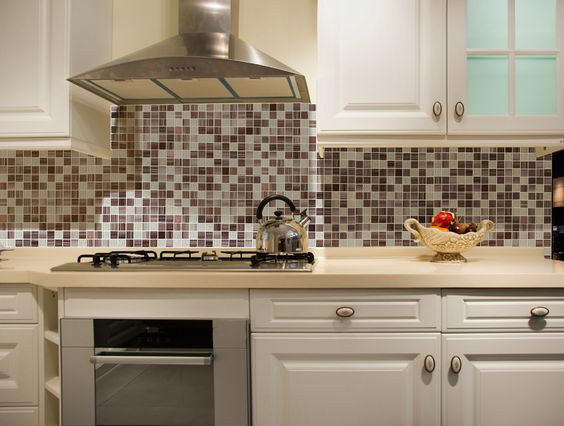 Best ideas about DIY Backsplash Kit
. Save or Pin DIY Back Splash Kit Peel & Stick Tile No Mortar No Mess Now.