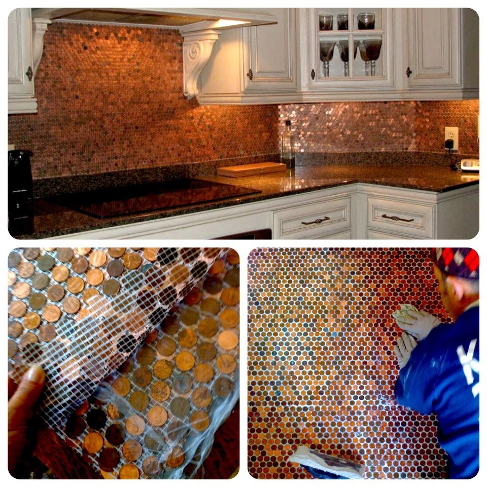 Best ideas about DIY Backsplash Kitchen
. Save or Pin Make A Penny Backsplash For An Expensive Look Now.