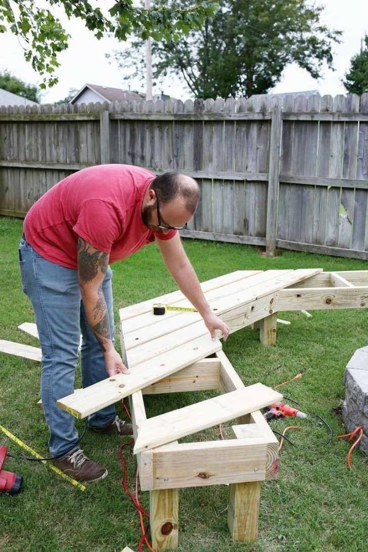 Best ideas about DIY Backyard Bench
. Save or Pin Diy Circle Bench Around Your Fire Pit Now.