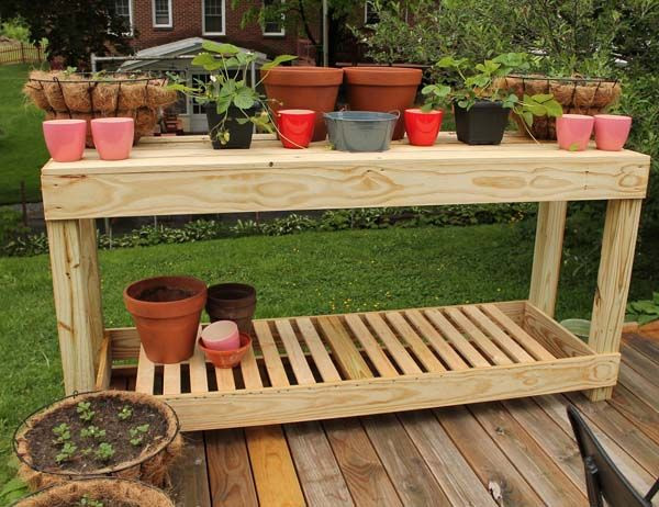 Best ideas about DIY Backyard Bench
. Save or Pin 1000 ideas about Potting Bench Bar on Pinterest Now.