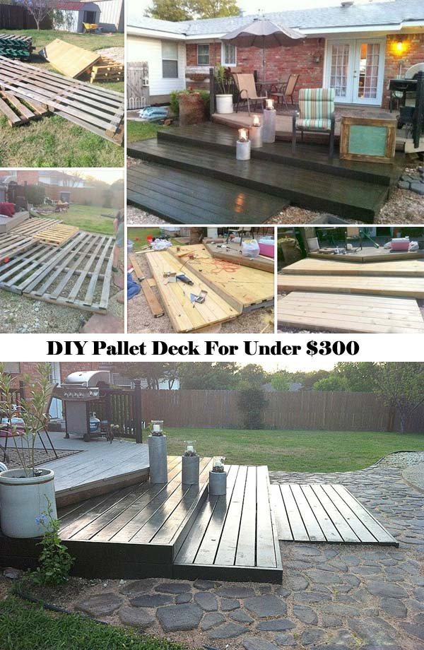 Best ideas about DIY Backyard Deck
. Save or Pin Top 19 Simple and Low bud Ideas For Building a Floating Now.