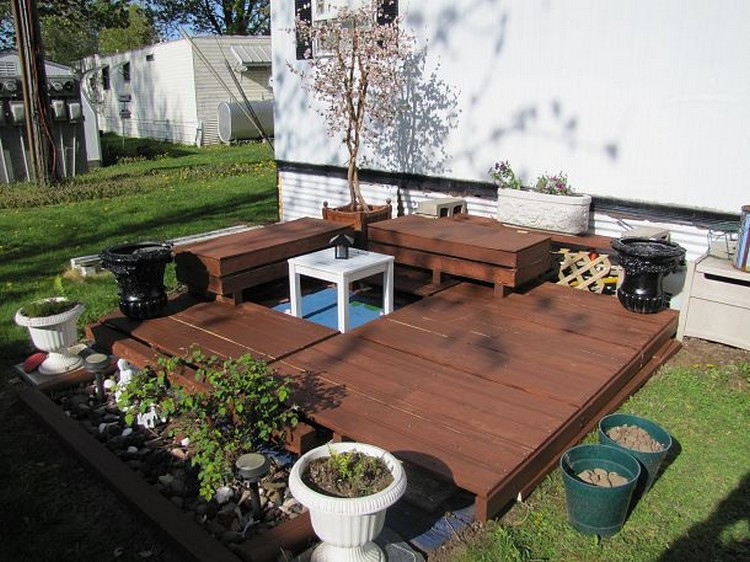 Best ideas about DIY Backyard Deck
. Save or Pin DIY Pallet Patio Decks with Furniture Now.