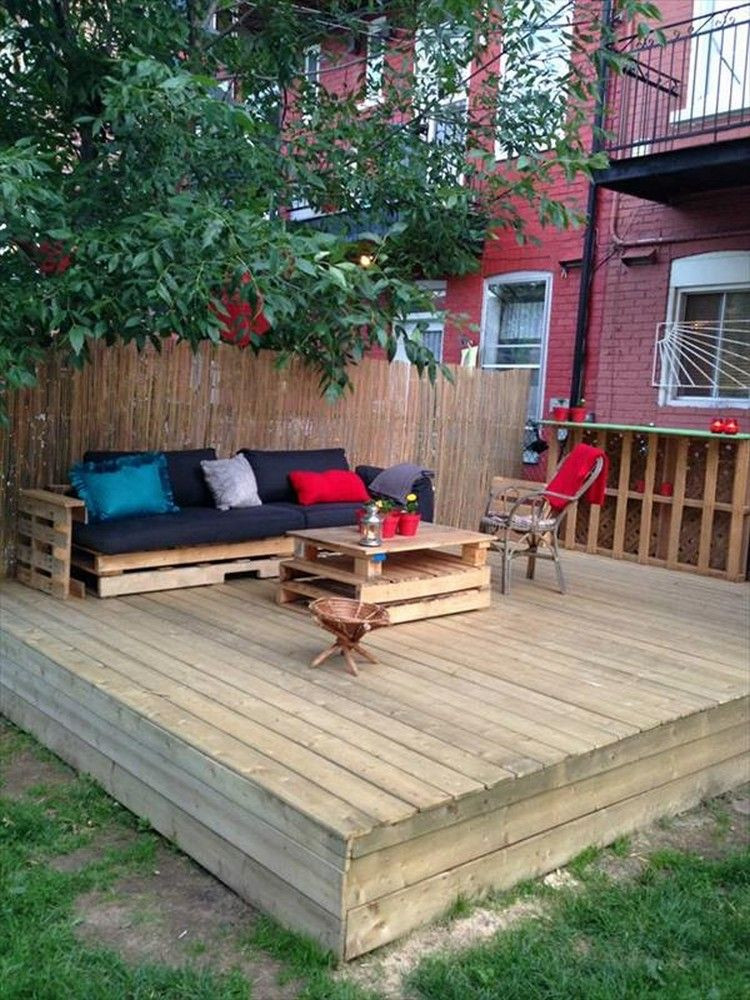 Best ideas about DIY Backyard Deck
. Save or Pin DIY Pallet Patio Decks with Furniture Now.