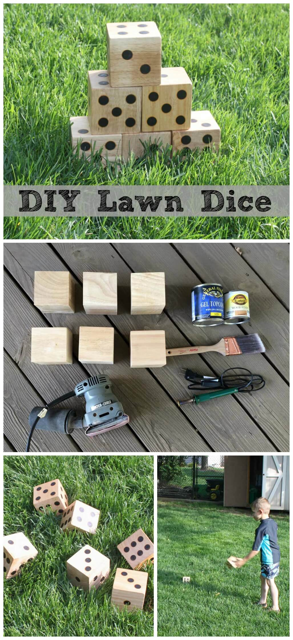 Best ideas about DIY Backyard Games
. Save or Pin DIY Wooden Yard Dice Sometimes Homemade Now.