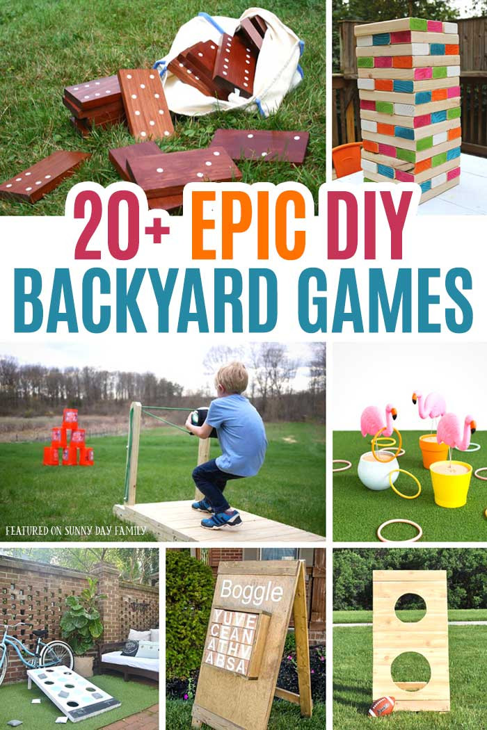 Best ideas about DIY Backyard Games
. Save or Pin 20 Epic DIY Backyard Games for Kids & Families Now.