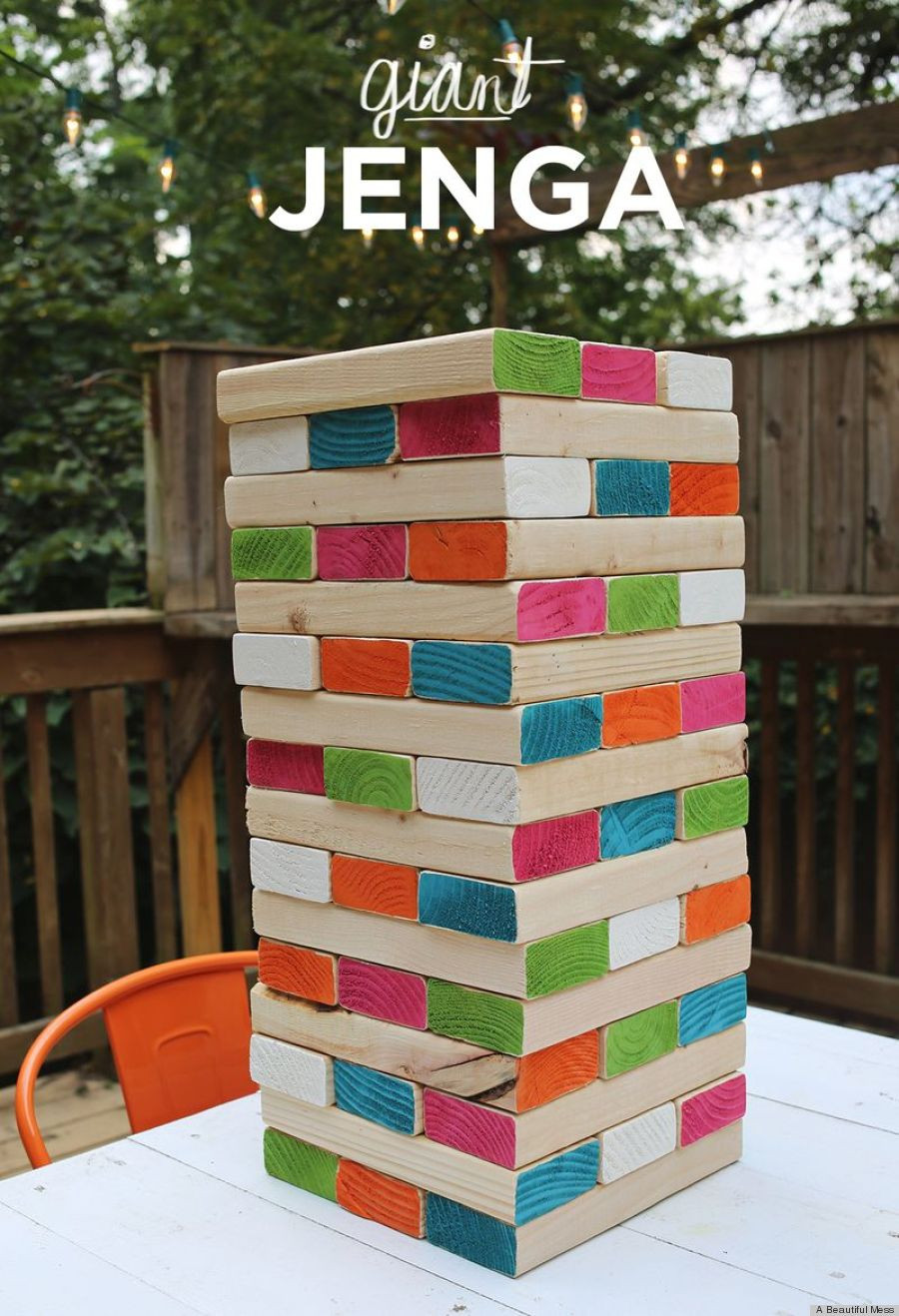 Best ideas about DIY Backyard Jenga
. Save or Pin DIY Giant Jenga Is The Coolest Backyard Game Ever PHOTO Now.