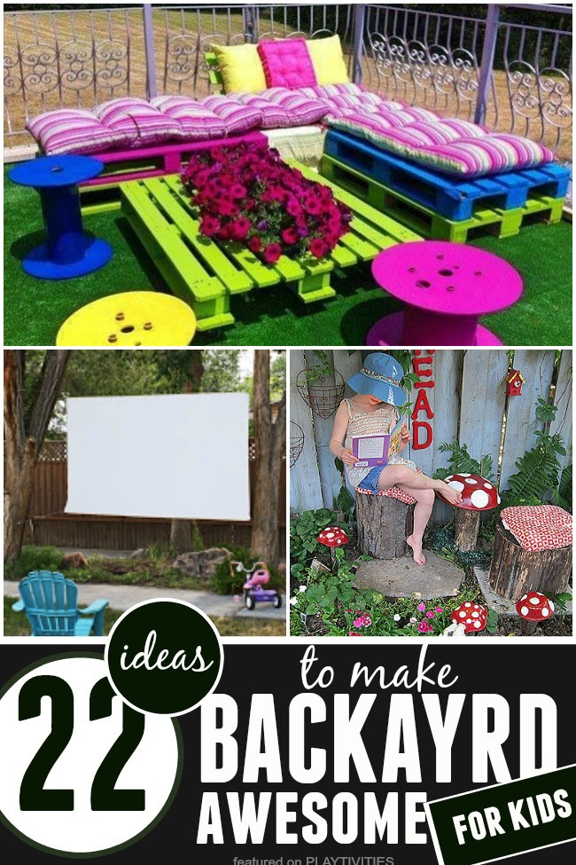 Best ideas about DIY Backyard Playground Ideas
. Save or Pin DIY Backyard Ideas For Kids PLAYTIVITIES Now.