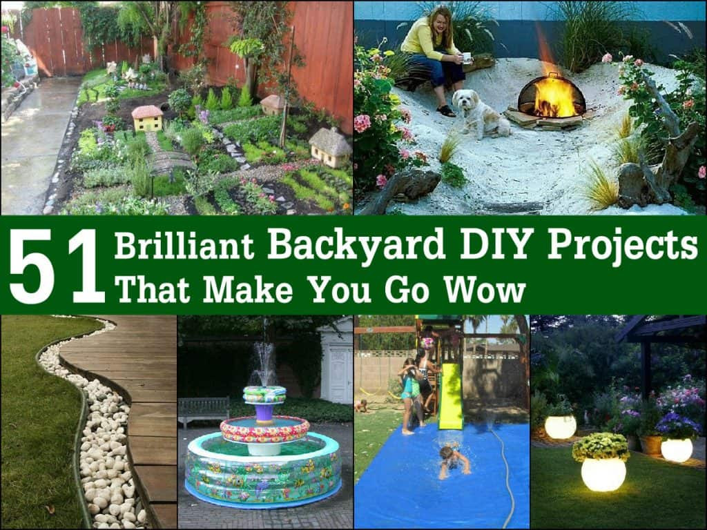 Best ideas about DIY Backyard Projects
. Save or Pin 51 Brilliant Backyard DIY Projects That Make You Go Wow Now.