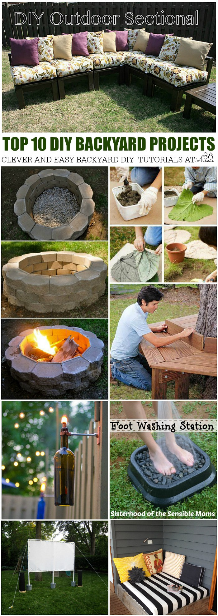 Best ideas about DIY Backyard Projects
. Save or Pin The 36th AVENUE DIY Home Projects – Backyard Ideas Now.