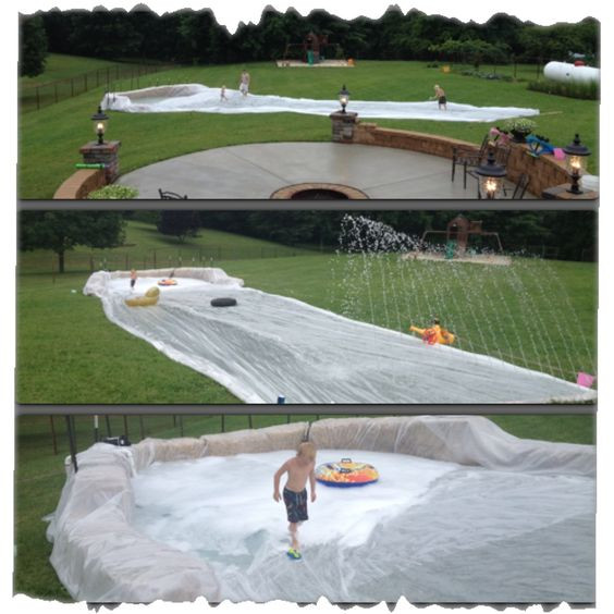 Best ideas about DIY Backyard Slide
. Save or Pin 16 Brilliant Ideas to Create Your Own DIY Backyard Waterpark Now.