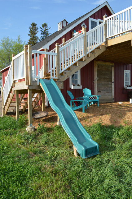 Best ideas about DIY Backyard Slide
. Save or Pin Creating a slide on a deck platform NewlyWoodwards Now.