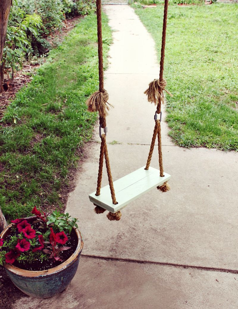 Best ideas about DIY Backyard Swing
. Save or Pin Make Your Own Tree Swing – A Beautiful Mess Now.