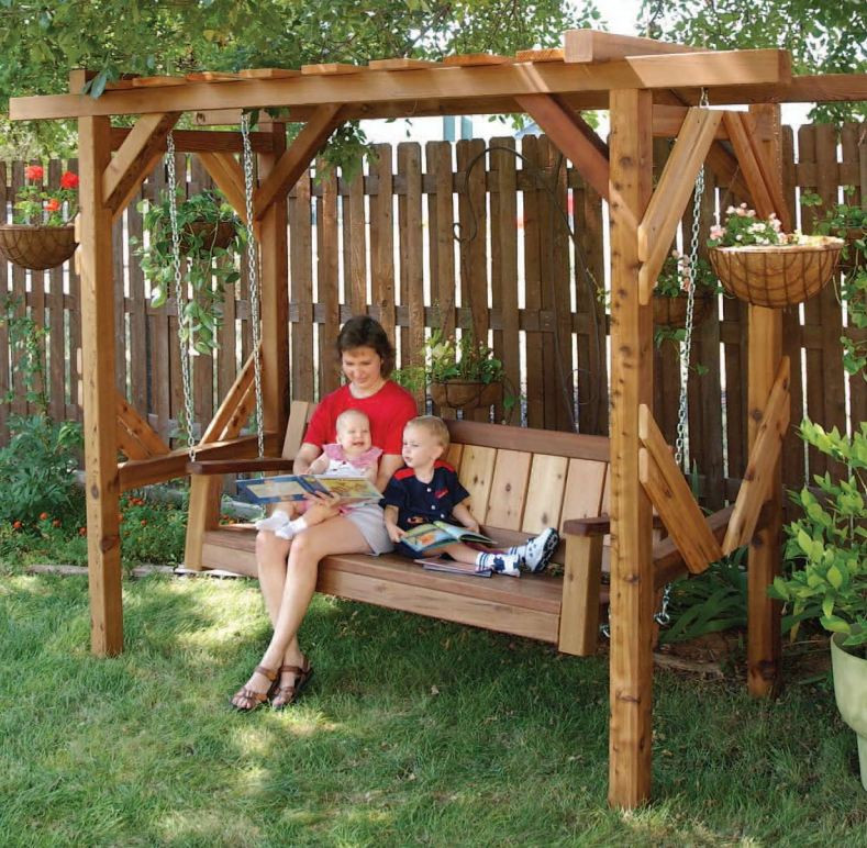 Best ideas about DIY Backyard Swing
. Save or Pin Free Swing Arbor Plans Woodwork City Now.