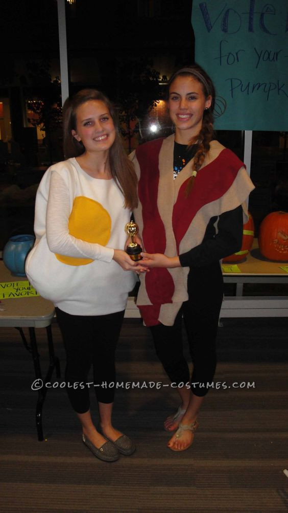 Best ideas about DIY Bacon Costume
. Save or Pin Coolest Bacon and Eggs Couple Costume Now.