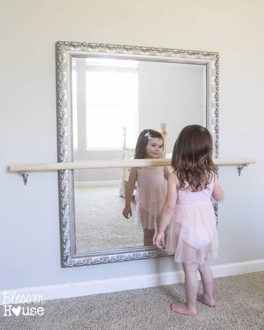 Best ideas about DIY Ballet Bar
. Save or Pin DIY Ballet Barre and How to Hang a Heavy Mirror Now.