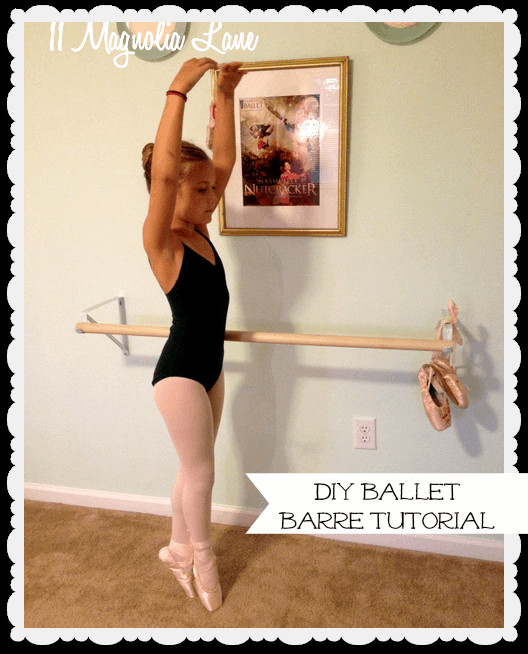Best ideas about DIY Ballet Barre
. Save or Pin Another  DIY Ballet Barre For My Little Ballerina Now.