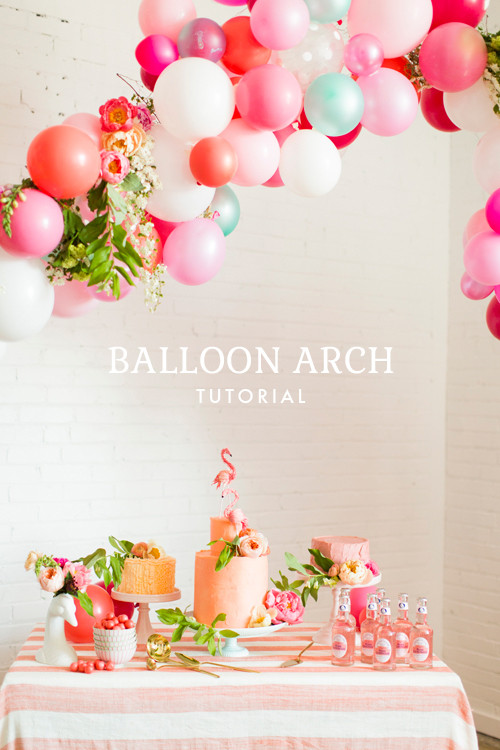 Best ideas about DIY Balloon Arch
. Save or Pin Balloon arch tutorial The House That Lars Built Now.