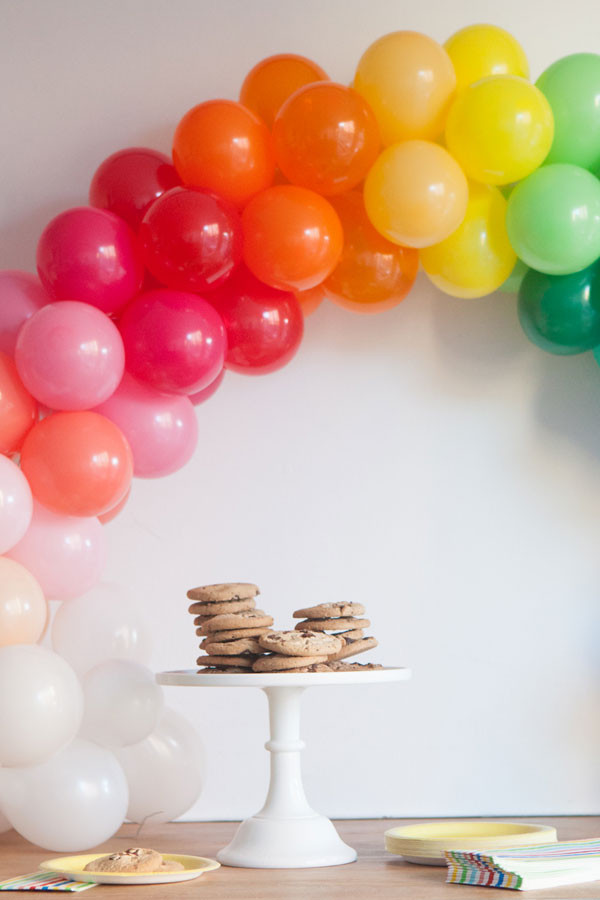 Best ideas about DIY Balloon Arch
. Save or Pin Mini Rainbow Balloon Arch DIY Now.
