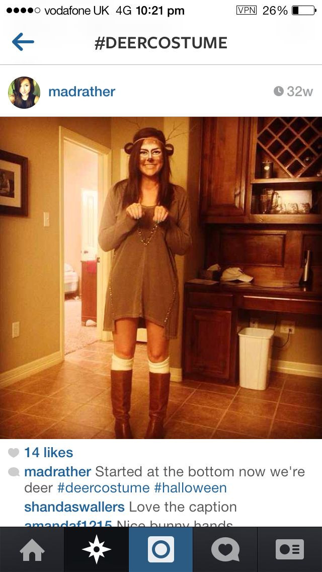 Best ideas about DIY Bambi Costume
. Save or Pin Best 25 Deer costume ideas on Pinterest Now.