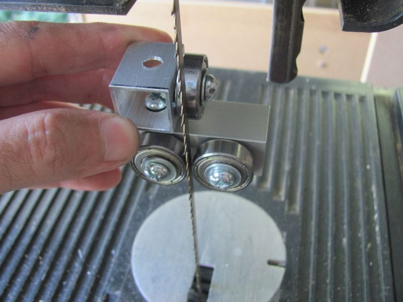 Best ideas about DIY Bandsaw Guides
. Save or Pin Backyard Workshop Homemade Bandsaw Bearing Guides Now.