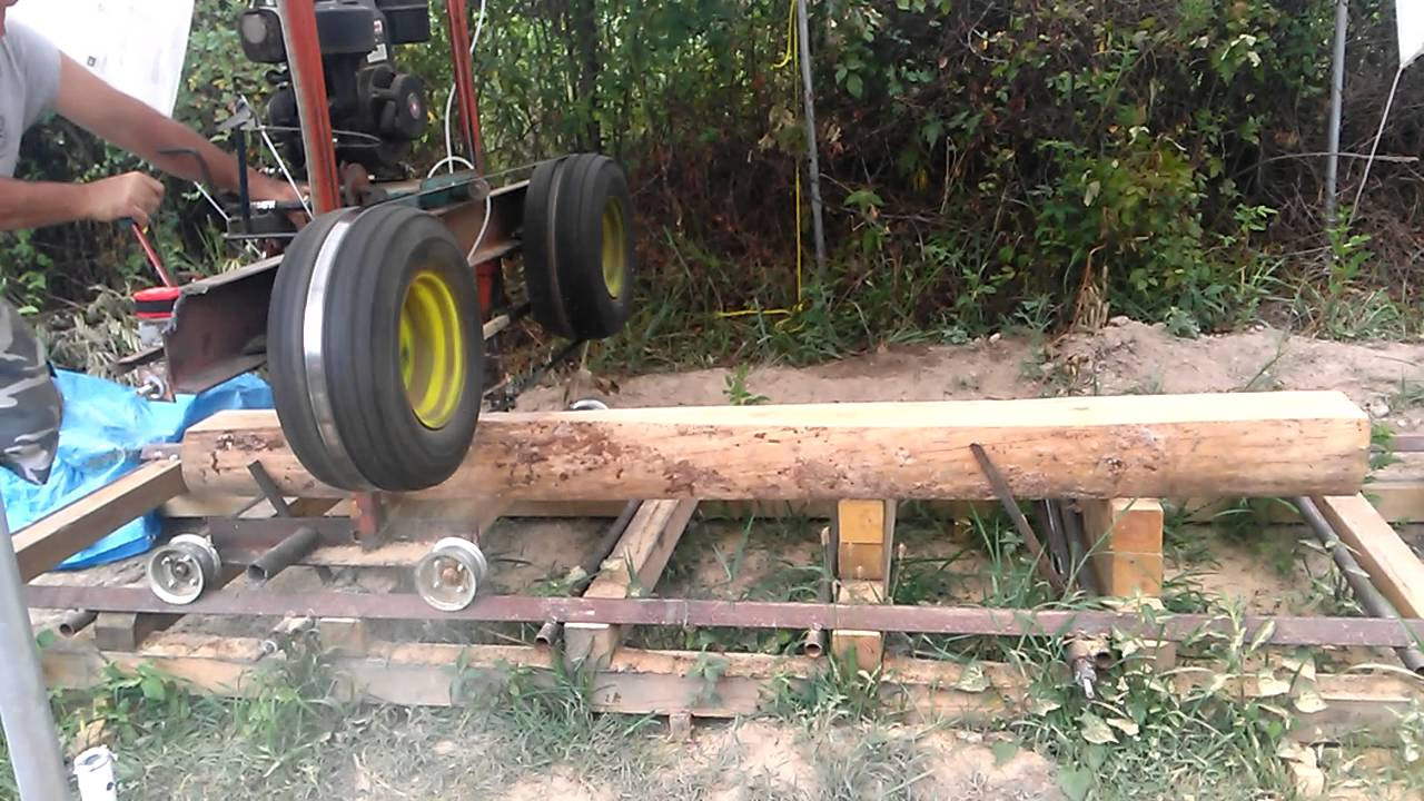 Best ideas about DIY Bandsaw Mill
. Save or Pin Homemade bandsaw mill video Now.