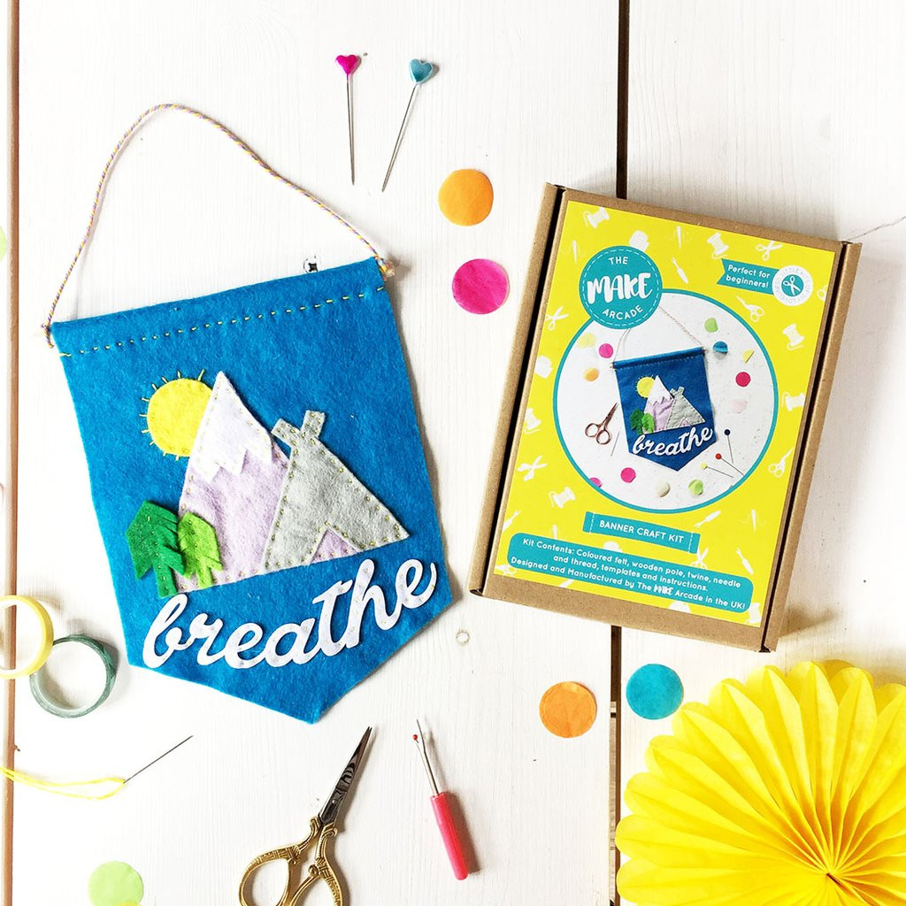 Best ideas about DIY Banner Kit
. Save or Pin Breathe DIY Banner Kit – The Make Arcade Now.