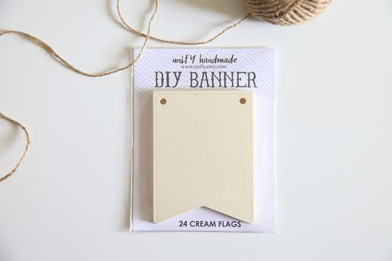 Best ideas about DIY Banner Kit
. Save or Pin DIY Banner Kit in Cream Wedding Banner Party Banner 24 Now.